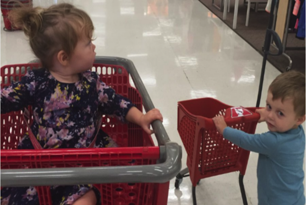 target kid shopping cart