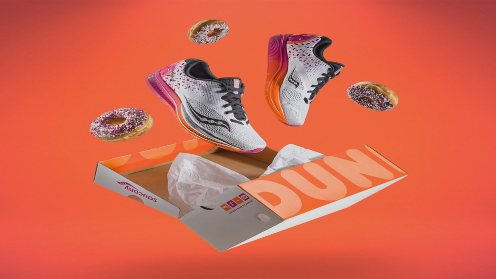 dunkin donuts sneakers saucony