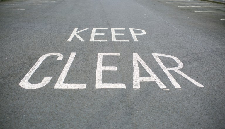 keep clear