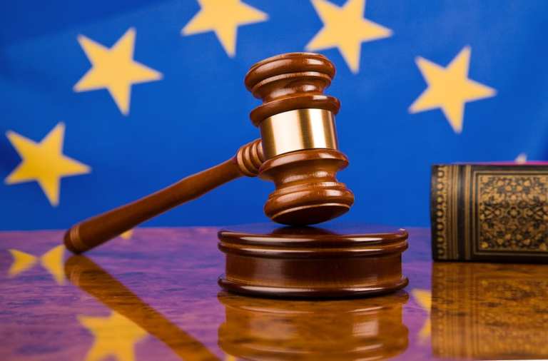 European Union court gavel