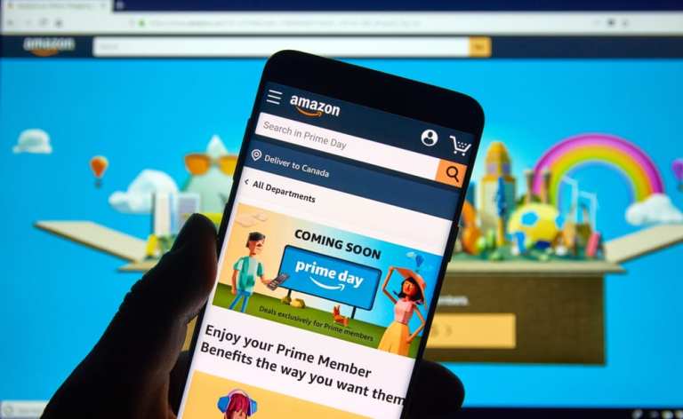 Amazon Prime Day on smartphone