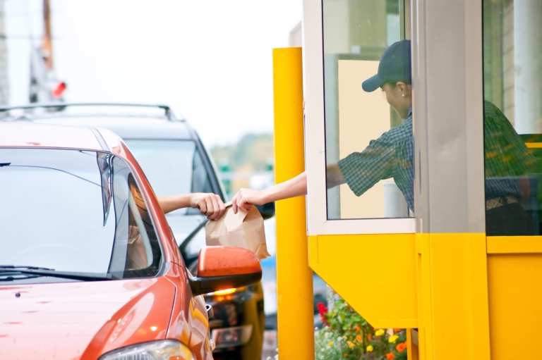 fast food drive-thru