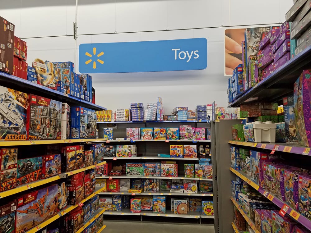 toys in store at walmart