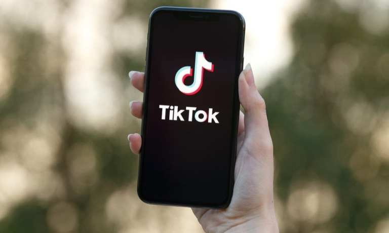 TikTok on smartphone