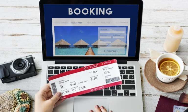 online travel booking