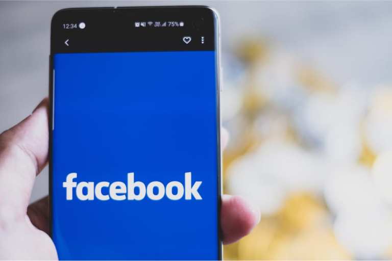 Facebook on phone