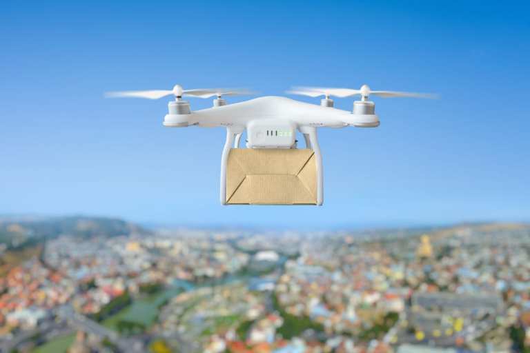 Drones could be used in combination with blockchain