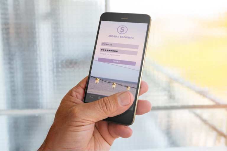 mobile banking app