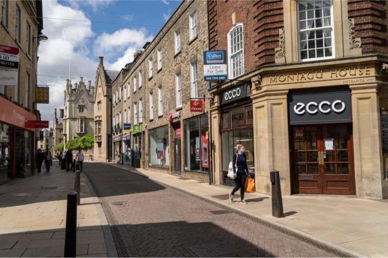 UK High Street shopper