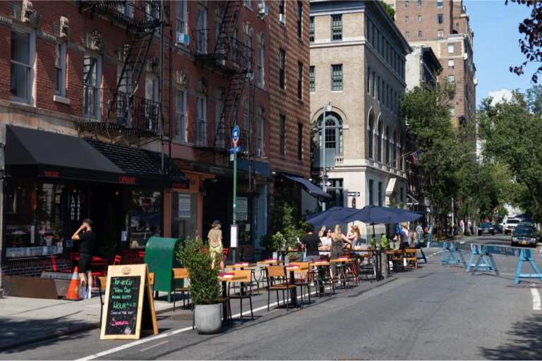 New York City outdoor dining