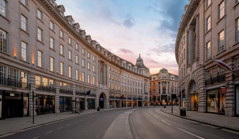 empty London street