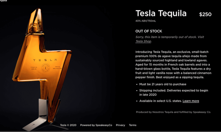 Tesla Tequila