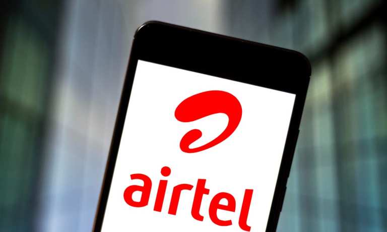 Airtel on smartphone