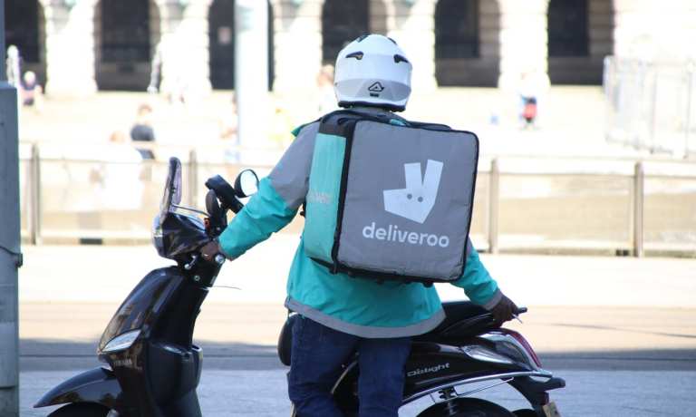 Deliveroo worker