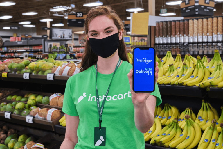 Kroger, Instacart, 30-Minute, Grocery, Delivery, partnership