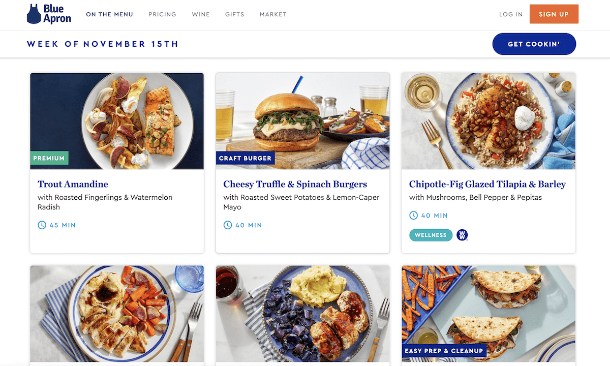 Blue deals apron prices