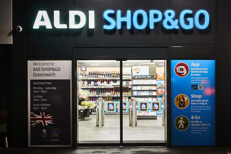 Aldi, Pilot, cashierless, supermarket, London