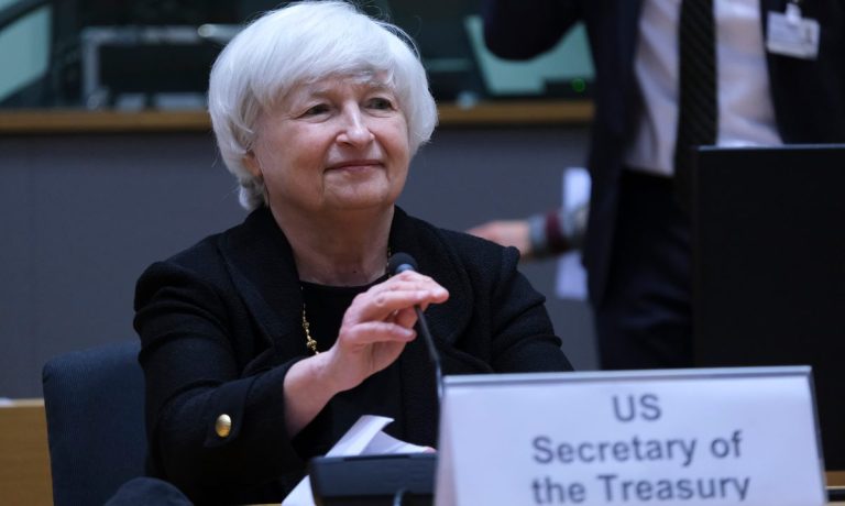 Treasury Secretary Janet Yellen