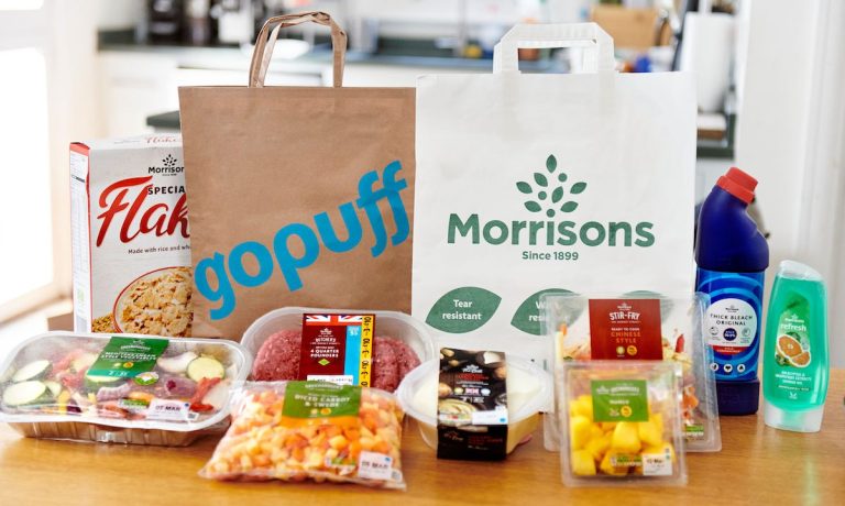 morrisons, gopuff, partnership, food, delivery