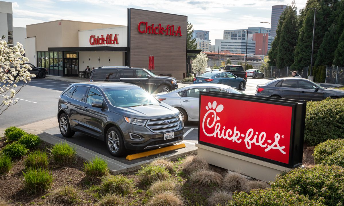 Mobile Thru: A drive-thru lane for mobile orders, Chick-fil-A