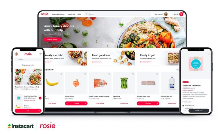 Rosie, Instacart, partnership