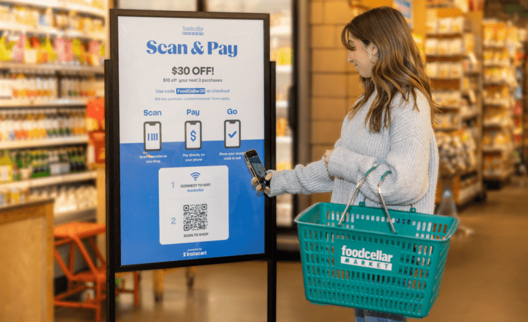 Instacart Debuts Scan & Pay at Foodcellar