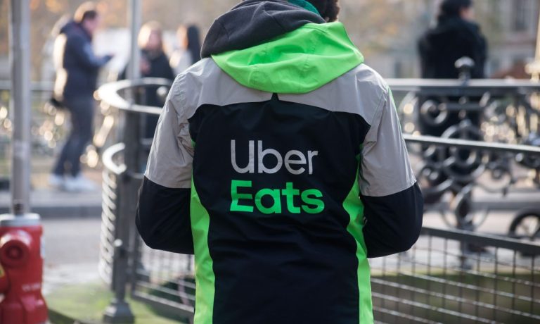 Uber Eats driver