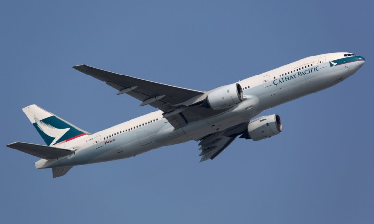 Cathay Pacific plane