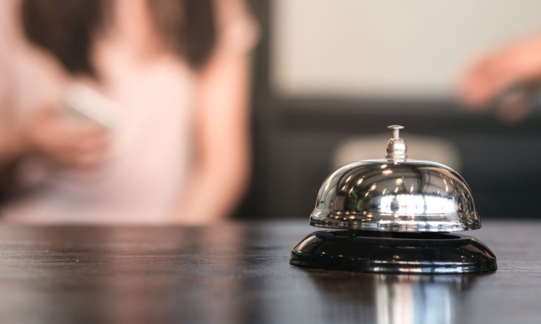 hotel desk bell