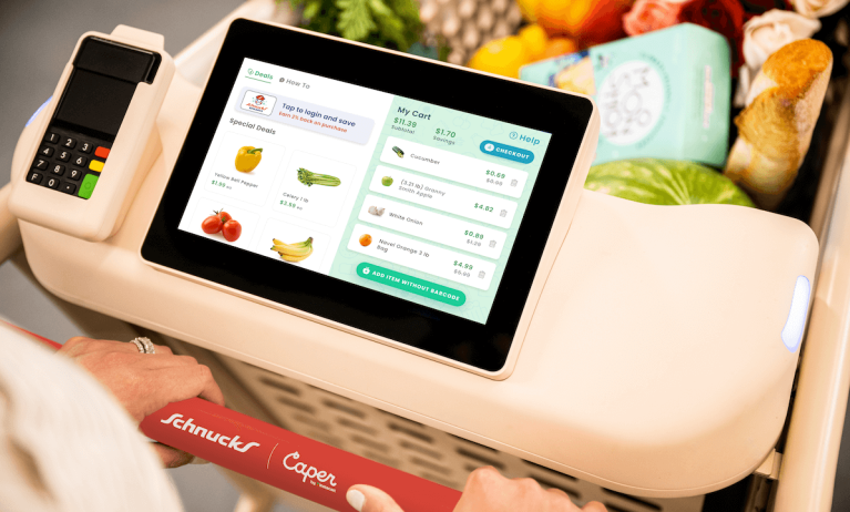 Schnucks Instacart smart cart