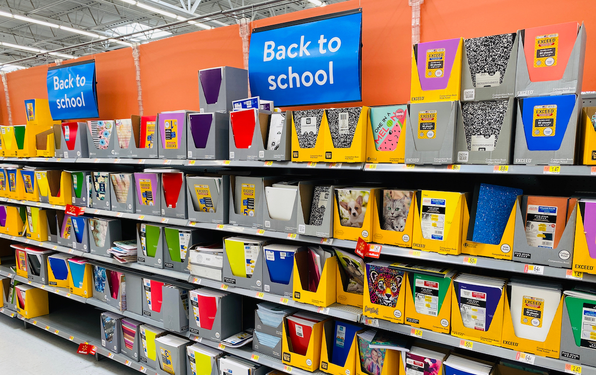 Walmart Goes Back In Time With Back To School Prices