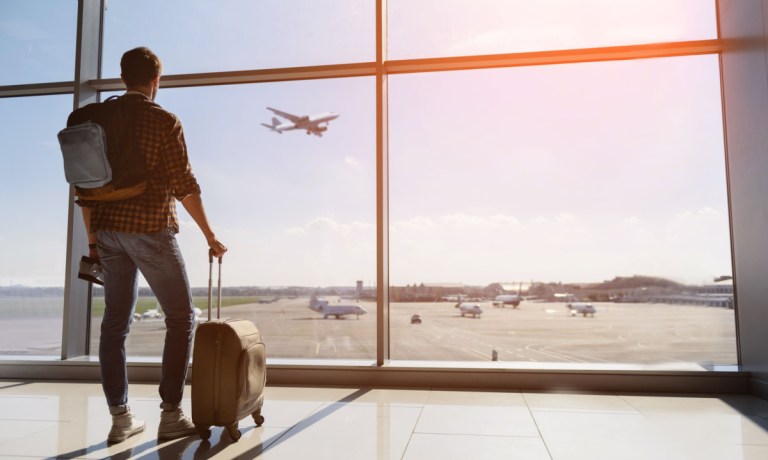 airport traveler