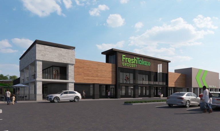 FreshTake grocery store rendering