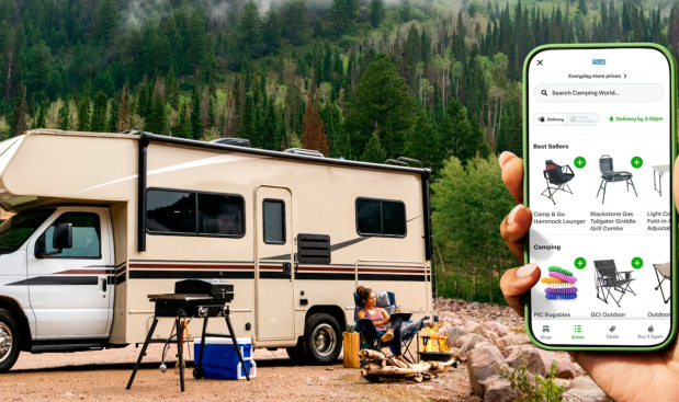 camper and Instacart app