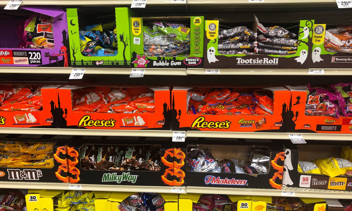 Halloween deals candy sale