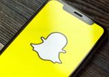 Snapchat logo on smartphone