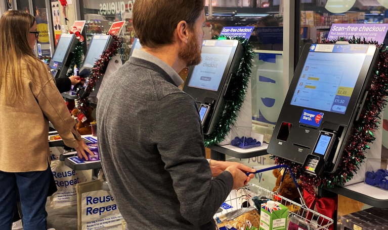 Tesco scan-free self-checkout