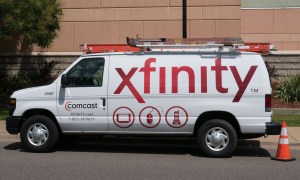 Comcast van