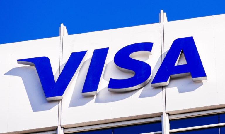 Visa company sign