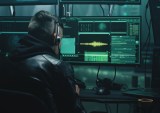 high-tech fraudster stealing audio