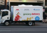 Albertsons grocery delivery truck