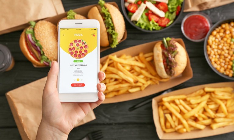 mobile ordering food