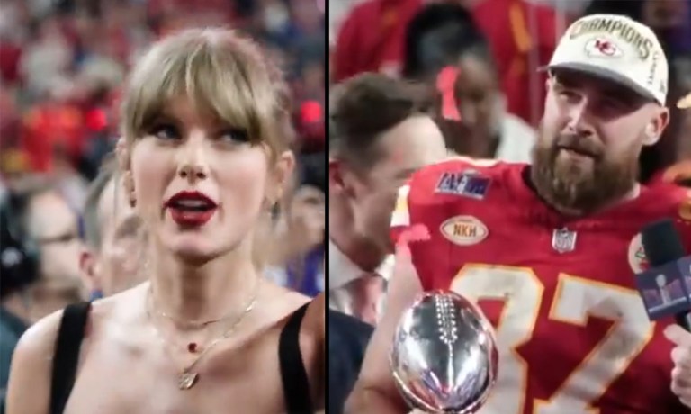 Taylor Swift and Travis Kelce