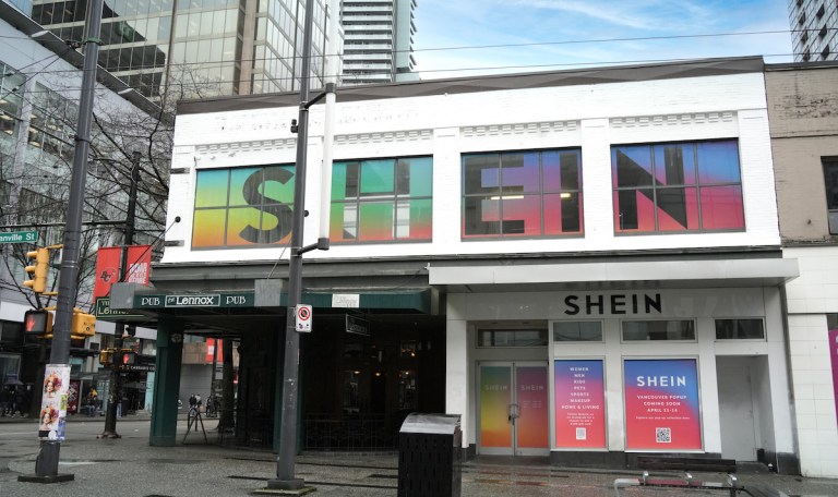 Shein pop-up store