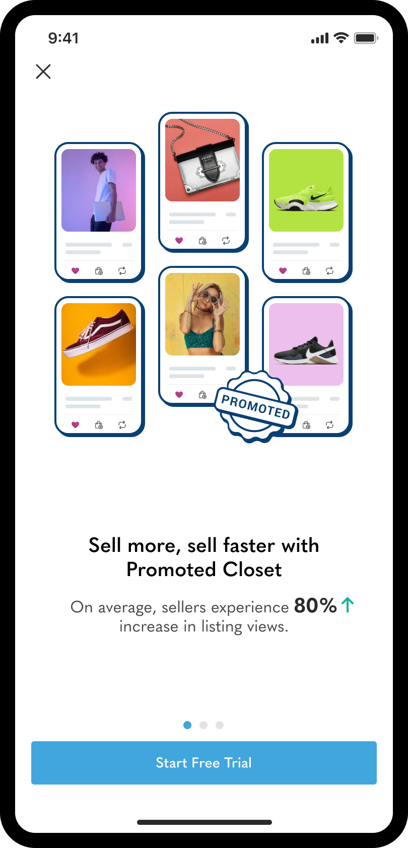 Poshmark Promoted Closet app