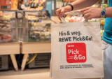 Rewe grocery pick and go shopper