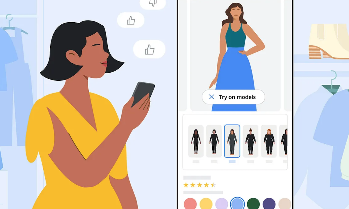 Google Adds Dresses to AI-Powered Virtual Try-On Offering | PYMNTS.com