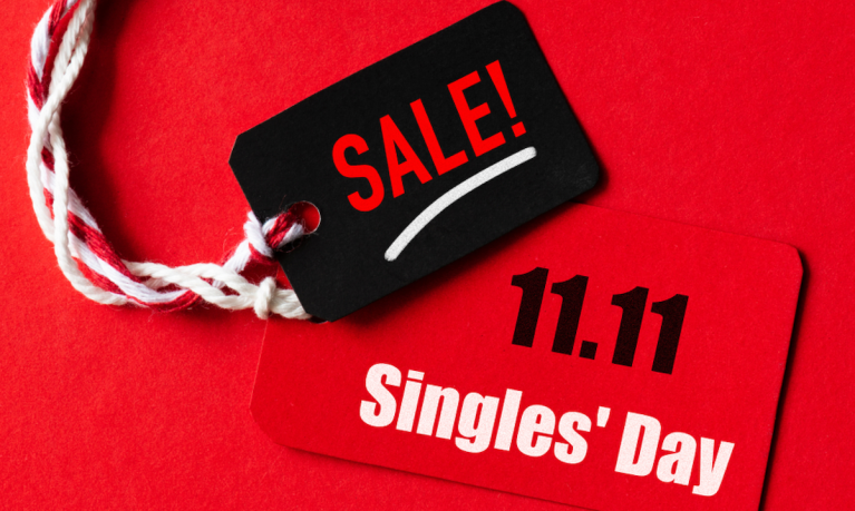 Singles’ Day sale tag