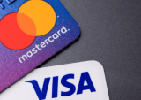 Mastercard and Visa cards