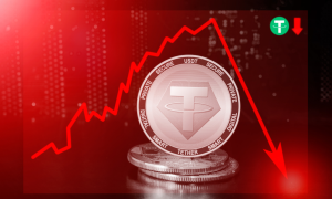 Tether marke value drop